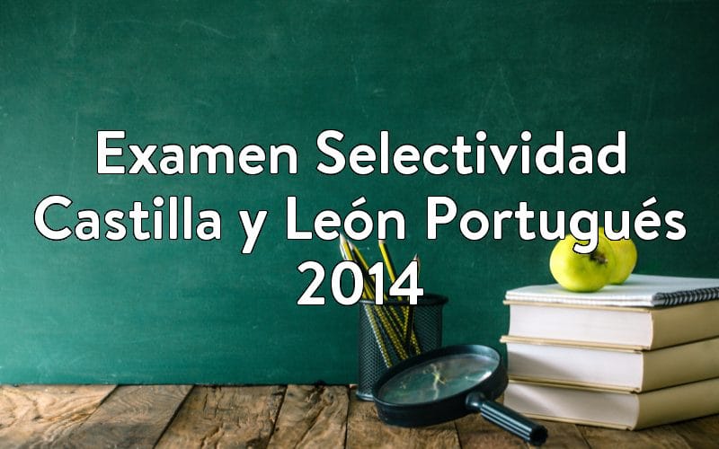 Examen Selectividad Castilla y León Portugués 2014